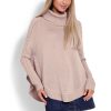 820090 Beige Poncho in Cardigans For Women, Ponchos with Acrylic