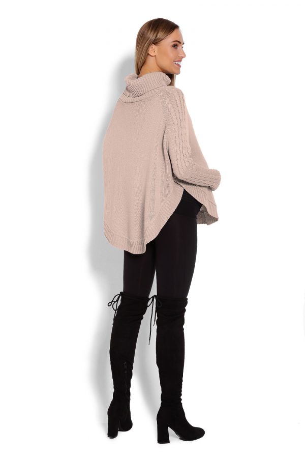 beige Maternity poncho model 122940 PeeKaBoo