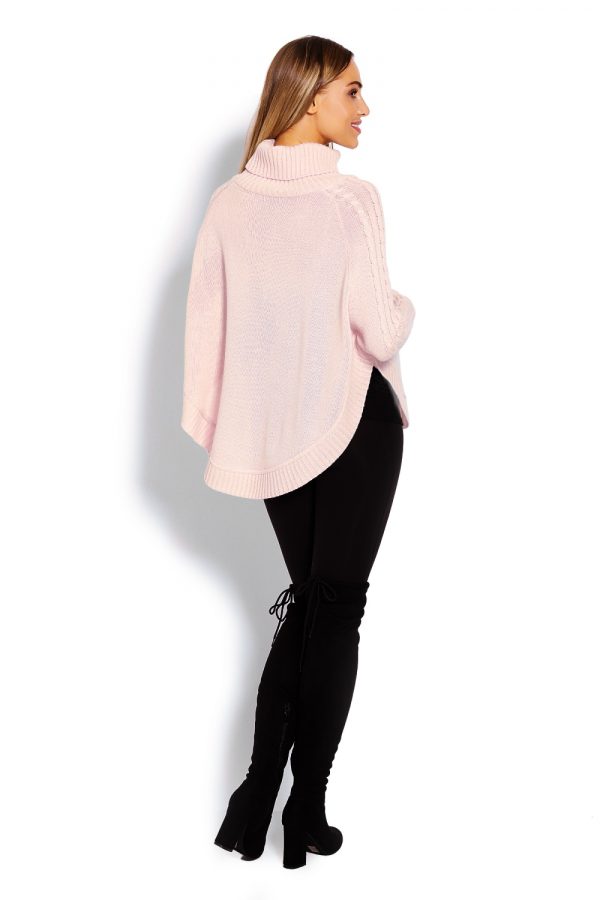 pink Maternity poncho model 122941 PeeKaBoo