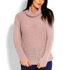 821399 Beige Turtleneck in Sweaters, Pullovers, Jumpers, Turtlenecks, Boleros, Shrugs with Acrylic