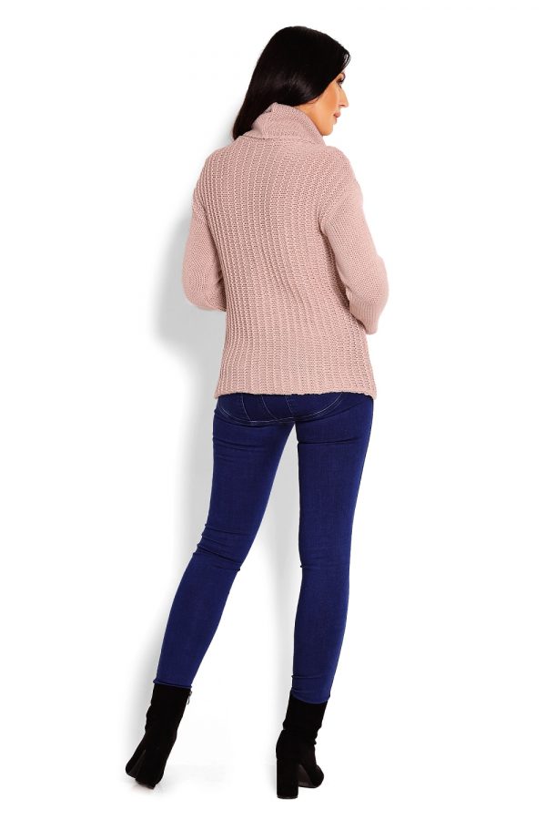 Beige Turtleneck in Sweaters, Pullovers, Jumpers, Turtlenecks, Boleros, Shrugs with Acrylic