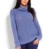 821405 Blue Turtleneck in Sweaters, Pullovers, Jumpers, Turtlenecks, Boleros, Shrugs with Acrylic