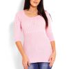 821450 Pink Jumper in Sweaters, Pullovers, Jumpers, Turtlenecks, Boleros, Shrugs with Acrylic