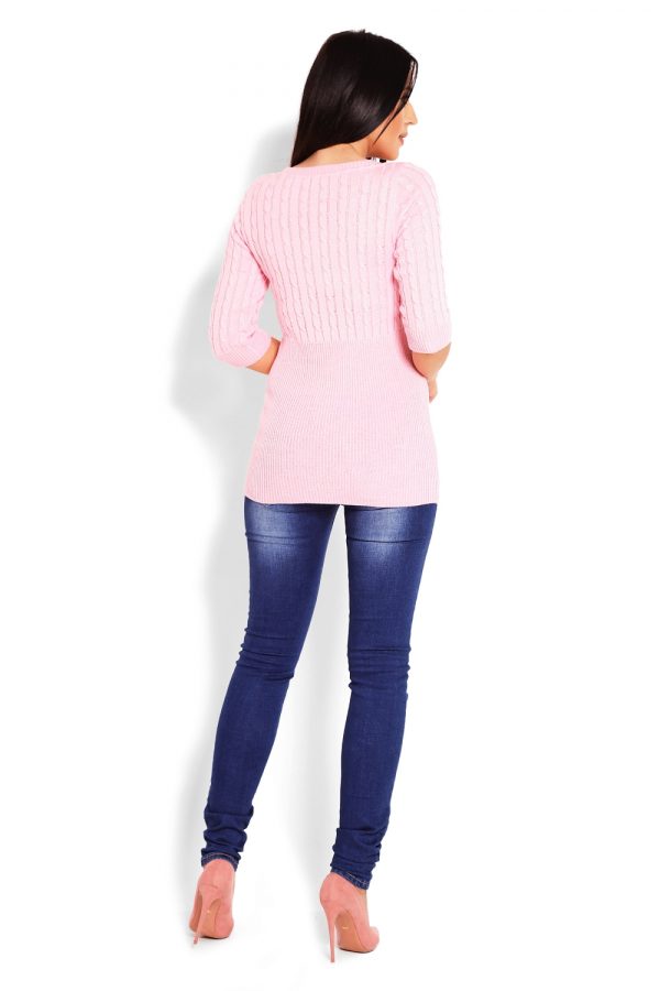 Pink Jumper in Sweaters, Pullovers, Jumpers, Turtlenecks, Boleros, Shrugs with Acrylic