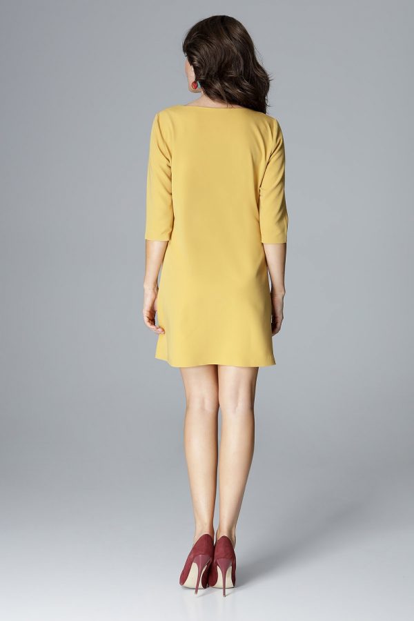 Yellow Daydress in Day Dresses with Polyester and Viscose