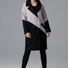 Black Coat in Women`s Coats, Jackets with Polyester and Viscose