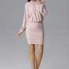 Pink Cocktail Dress in Formal Dresses, Cocktail Dresses with Spandex and Polyester