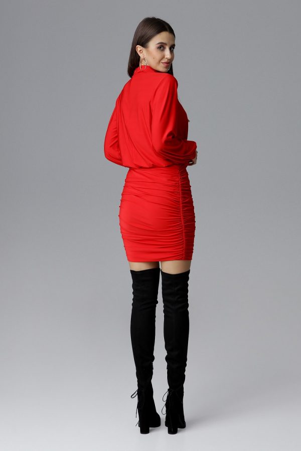 Red Cocktail Dress in Formal Dresses, Cocktail Dresses with Spandex and Polyester
