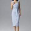 Blue Cocktail Dress in Formal Dresses, Cocktail Dresses with Polyester