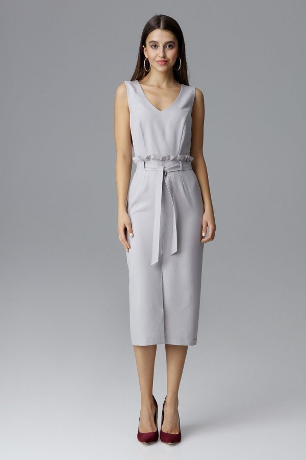 Grey Cocktail Dress in Formal Dresses, Cocktail Dresses with Polyester