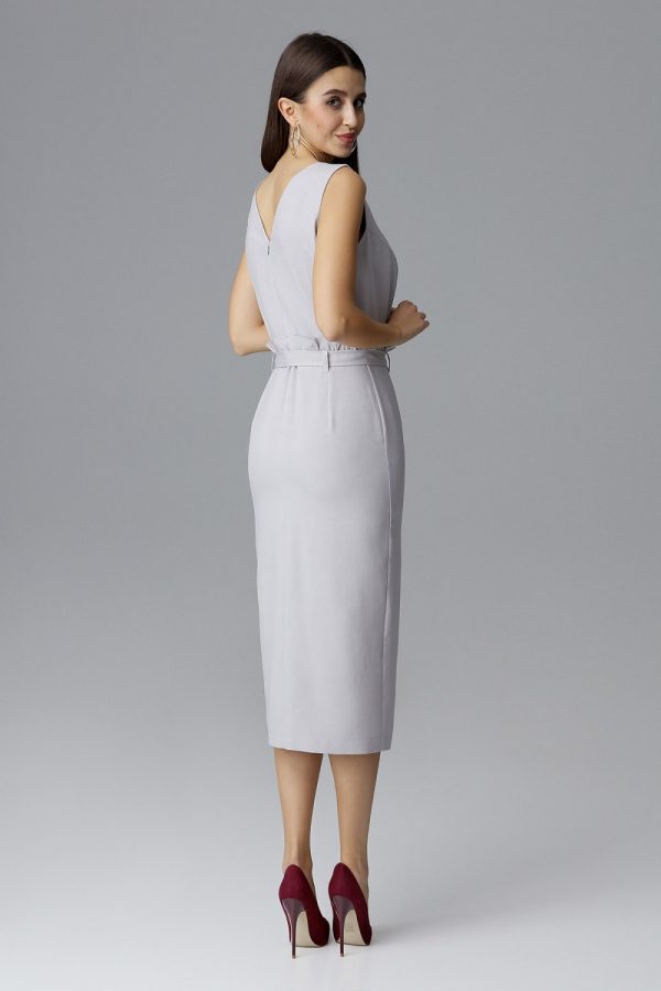 Grey Cocktail Dress in Formal Dresses, Cocktail Dresses with Polyester