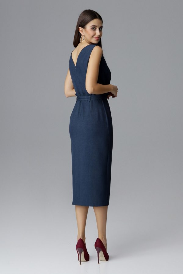 Navy Blue Cocktail Dress in Formal Dresses, Cocktail Dresses with Polyester