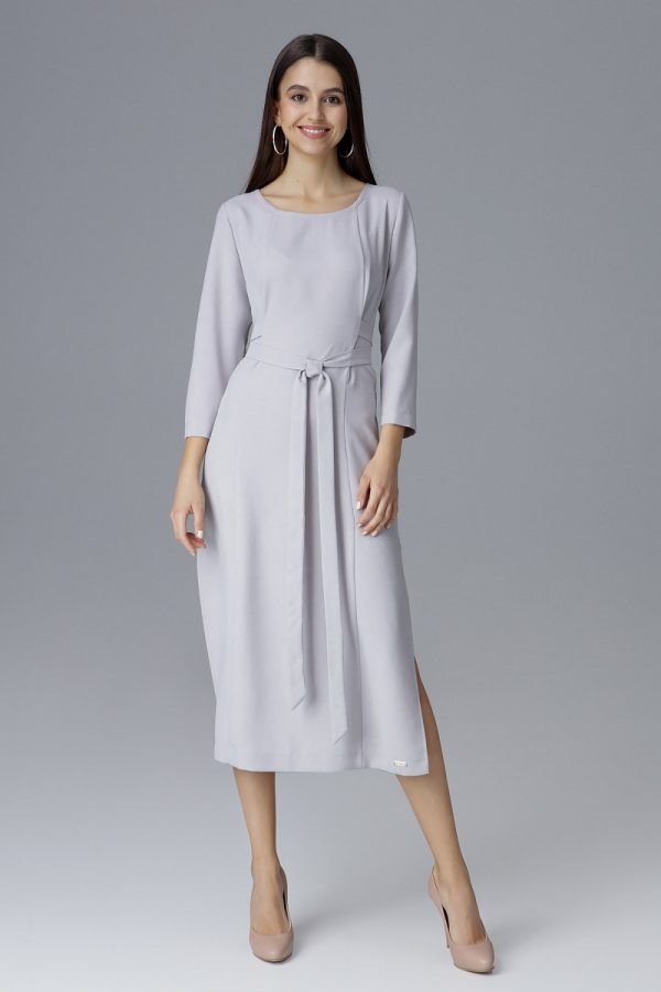 Grey Cocktail Dress in Formal Dresses, Cocktail Dresses with Polyester