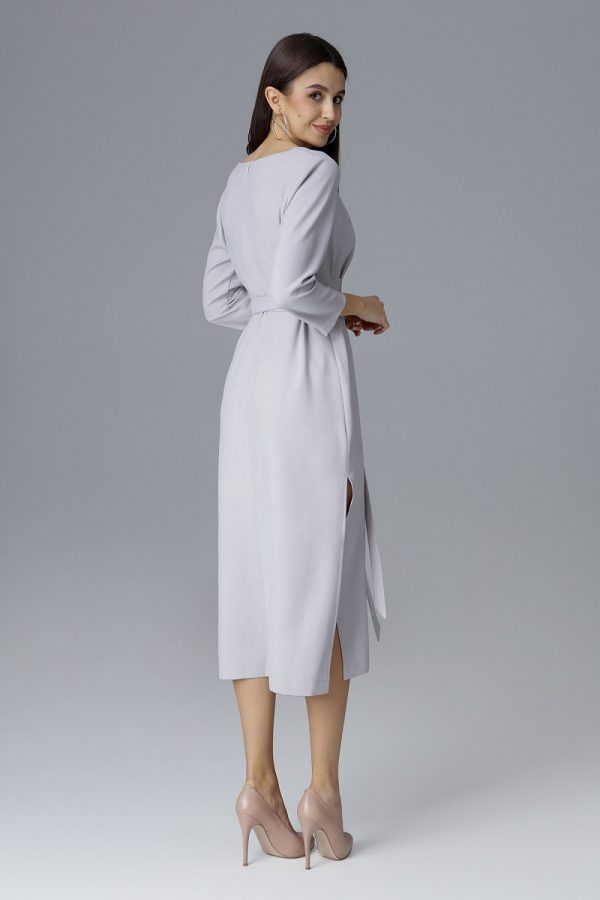 Grey Cocktail Dress in Formal Dresses, Cocktail Dresses with Polyester