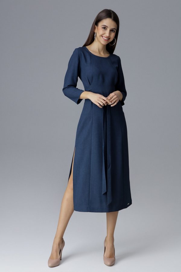 Navy Blue Cocktail Dress in Formal Dresses, Cocktail Dresses with Polyester