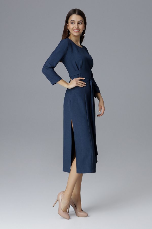 Navy Blue Cocktail Dress in Formal Dresses, Cocktail Dresses with Polyester