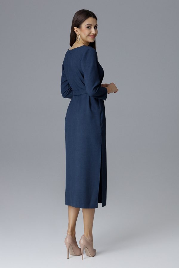 Navy Blue Cocktail Dress in Formal Dresses, Cocktail Dresses with Polyester