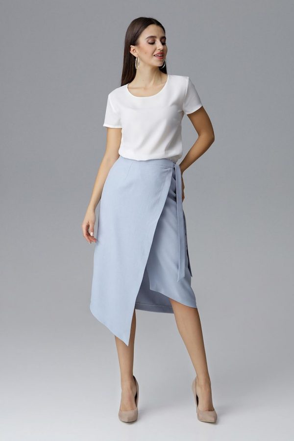 Blue Skirt in Skirts with Polyester