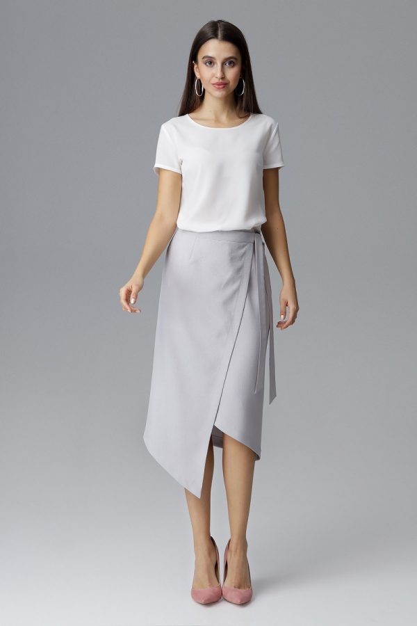 Grey Skirt in Skirts with Polyester