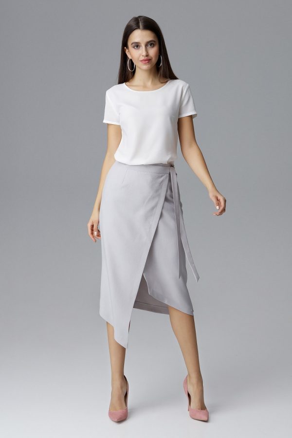 Grey Skirt in Skirts with Polyester