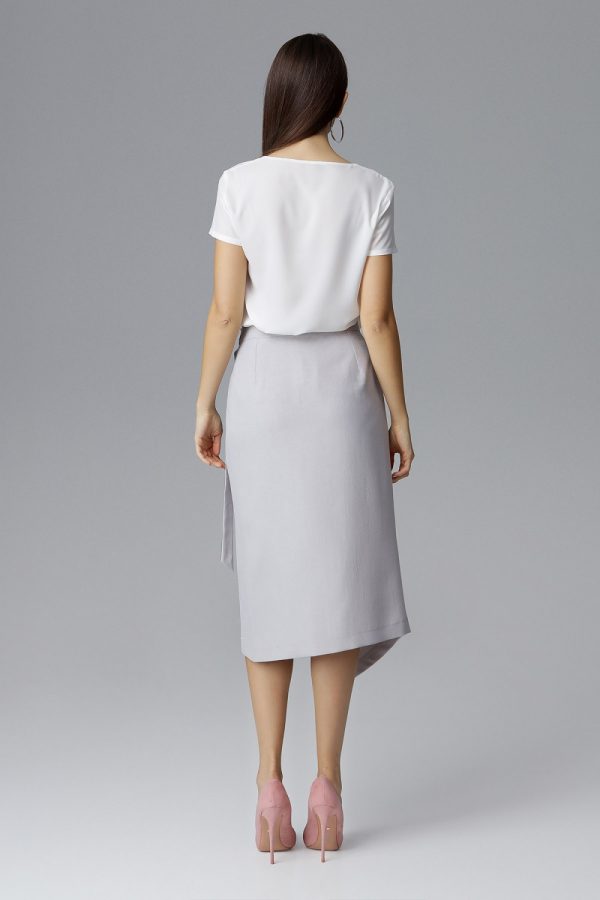 Grey Skirt in Skirts with Polyester