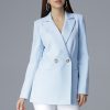 Blue Jacket in Jackets, Vests For Women with Spandex and Polyester