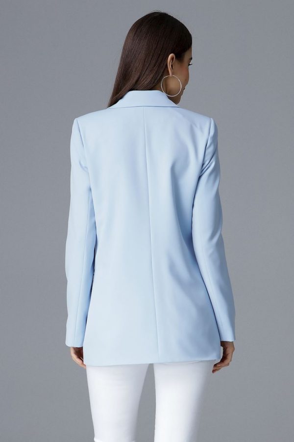 Blue Jacket in Jackets, Vests For Women with Spandex and Polyester