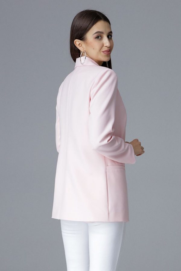 Pink Jacket in Jackets, Vests For Women with Spandex and Polyester