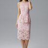 Pink Evening Dress in Evening Dresses with Spandex and Polyester