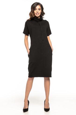 Black Daydress in Day Dresses with Cotton and Polyester