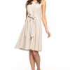 832670 Grey Daydress in Day Dresses with Polyester and Viscose