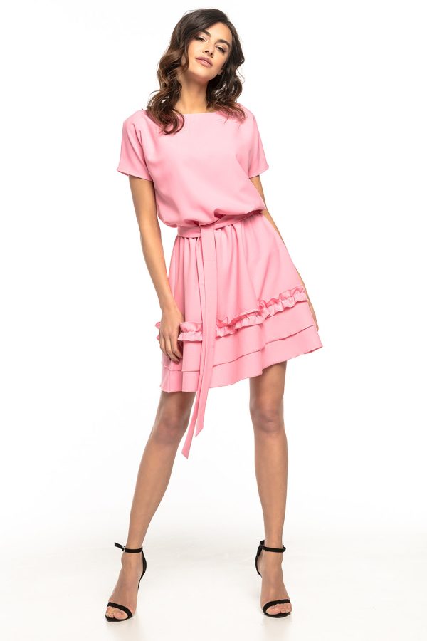 Pink Daydress 3 in Spandex and Polyester