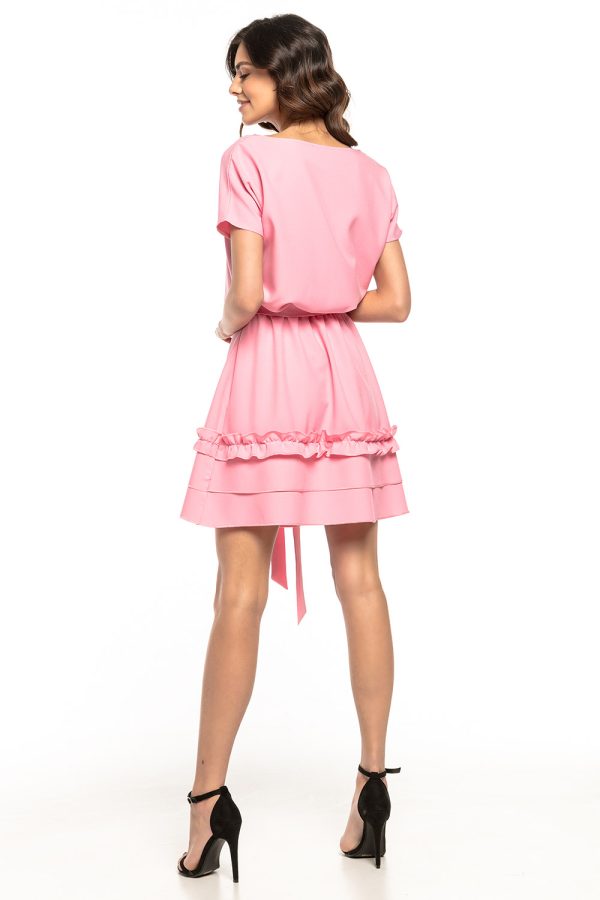 Pink Daydress 3 in Spandex and Polyester