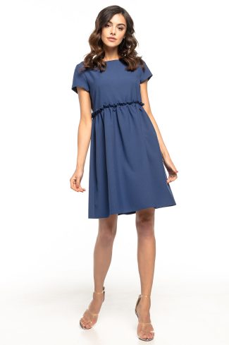 Navy Blue Daydress 3 in Spandex and Polyester