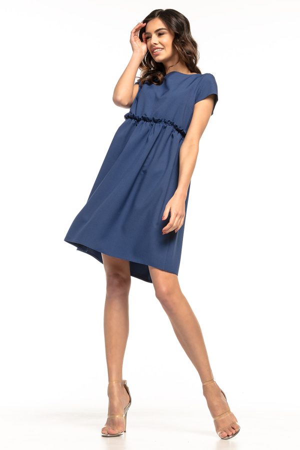 Navy Blue Daydress 3 in Spandex and Polyester
