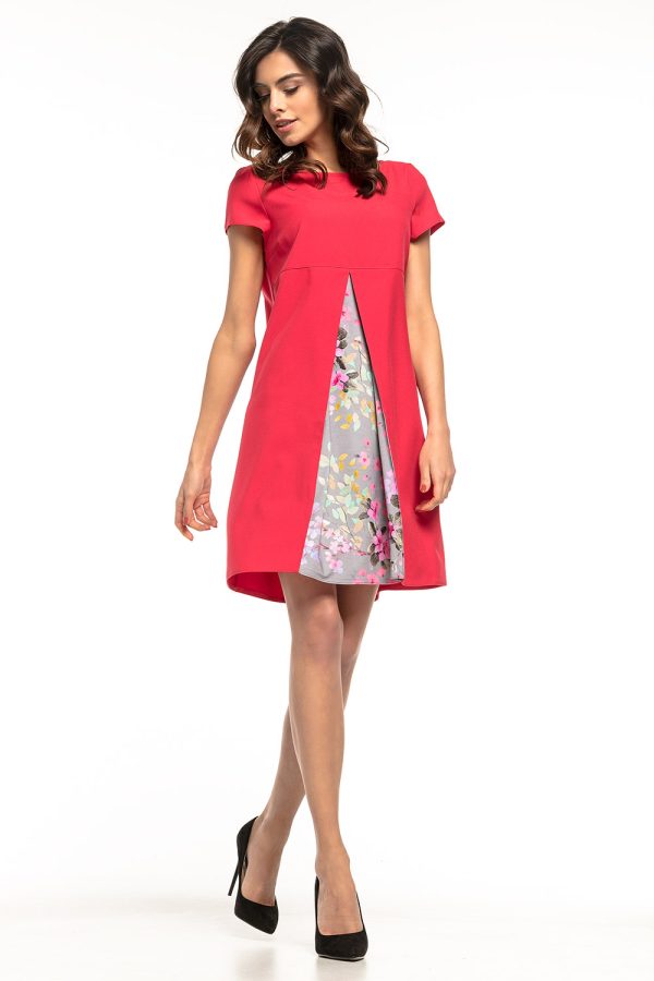 Pink Daydress in Day Dresses with Spandex and Polyester