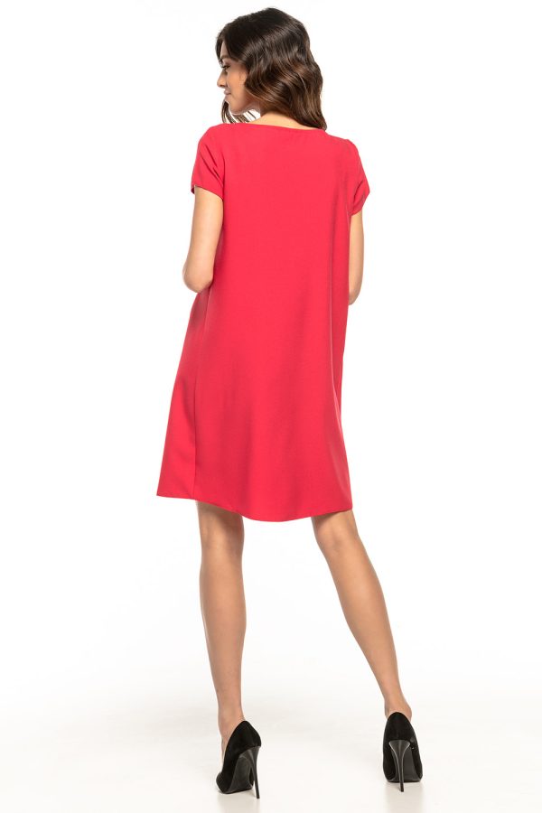 Pink Daydress in Day Dresses with Spandex and Polyester