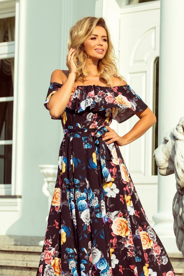 Black Daydress in Day Dresses with Polyester and Viscose