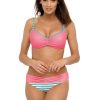 Pink Swimsuit Two Piece in Two-Piece Swimsuits, Tops, Swimsuit Bottoms with Spandex and Polyamide