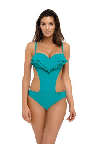 blue Swimsuit one piece model 128599 Marko
