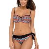 Blue Swimsuit Two Piece in Two-Piece Swimsuits, Tops, Swimsuit Bottoms with Spandex and Polyamide