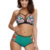 Green Swimsuit Two Piece in Two-Piece Swimsuits, Tops, Swimsuit Bottoms with Spandex and Polyamide