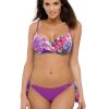 Violet Swimsuit Two Piece in Two-Piece Swimsuits, Tops, Swimsuit Bottoms with Spandex and Polyamide