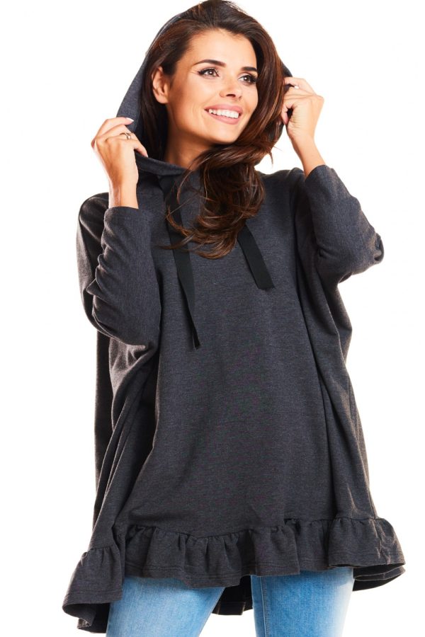grey Sweatshirt model 129173 Infinite You