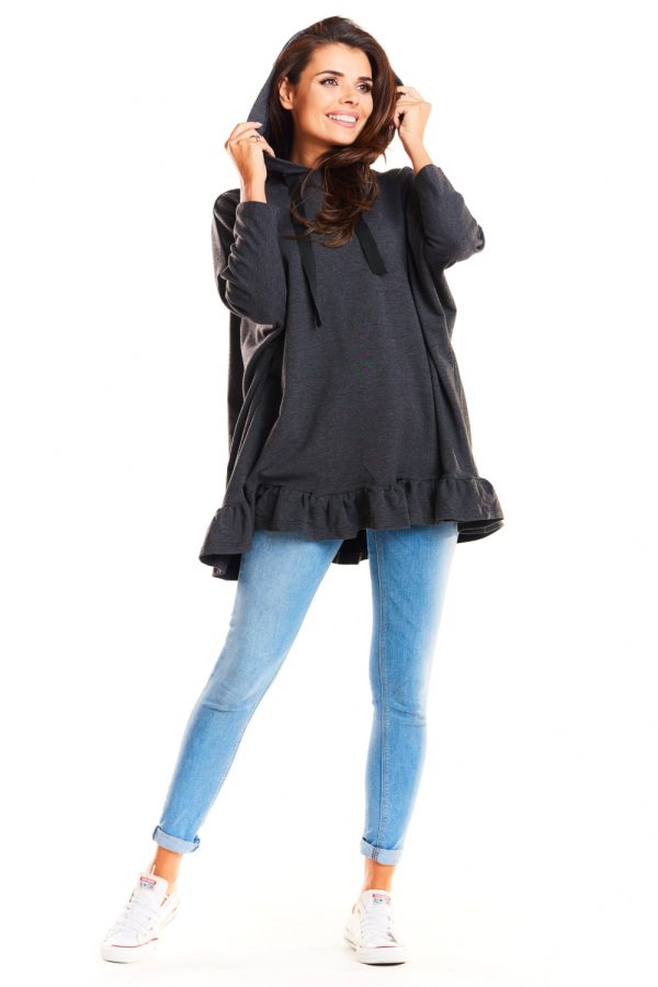 grey Sweatshirt model 129173 Infinite You