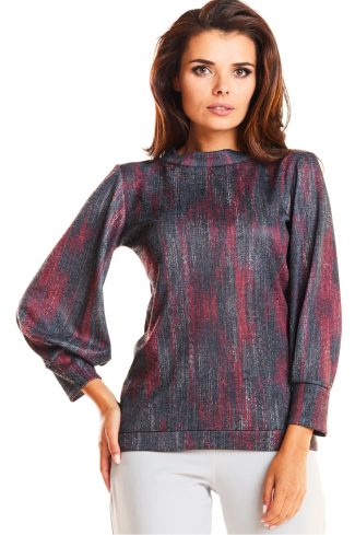 Red Blouse in Women`s Blouses, Tunics with Spandex, Polyester and Viscose