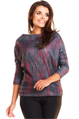 Red Blouse in Women`s Blouses, Tunics with Spandex, Polyester and Viscose