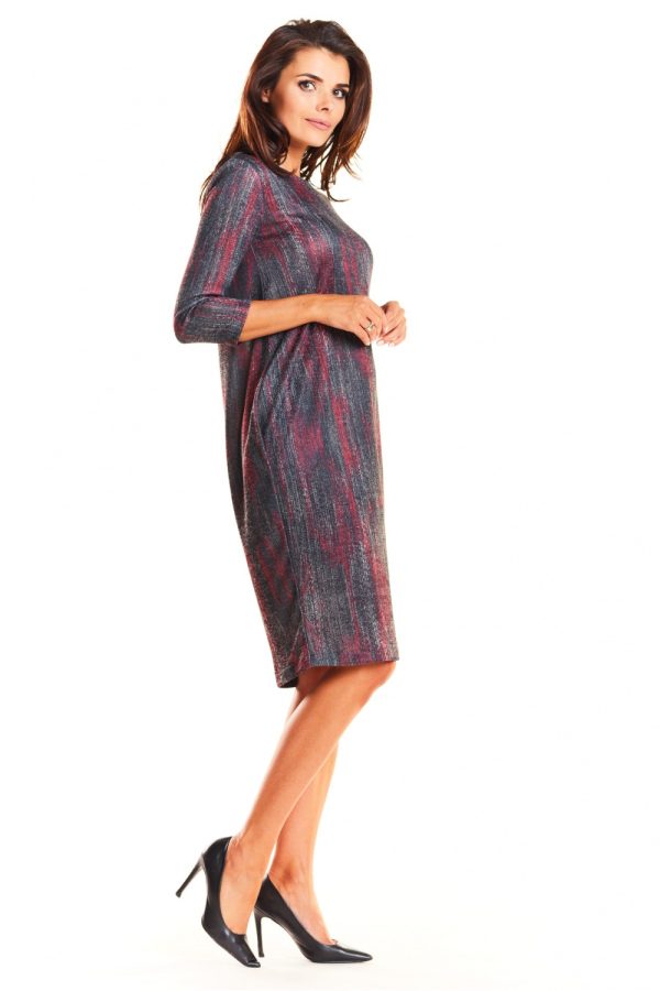 Red Daydress in Day Dresses of Spandex, Polyester and Viscose