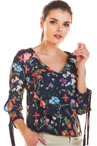 navy blue Blouse model 129188 Infinite You