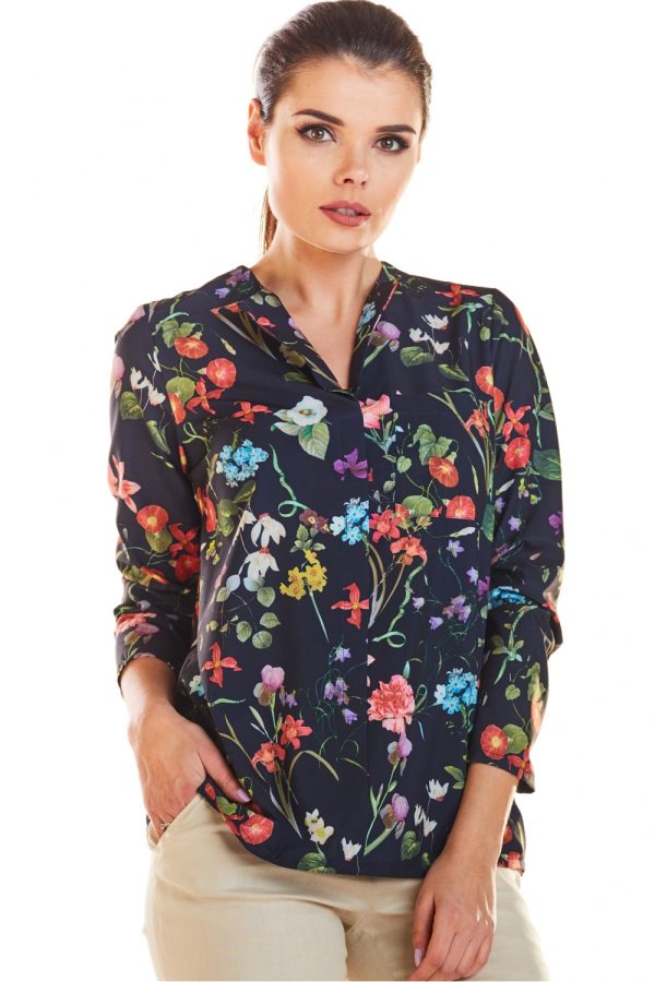 navy blue Blouse model 129233 Infinite You